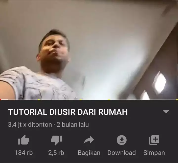Tutorial unfaedah cowok di YouTube Twitter