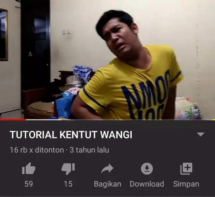 Tutorial unfaedah cowok di YouTube Twitter