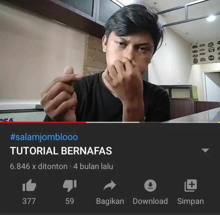 Tutorial unfaedah cowok di YouTube Twitter