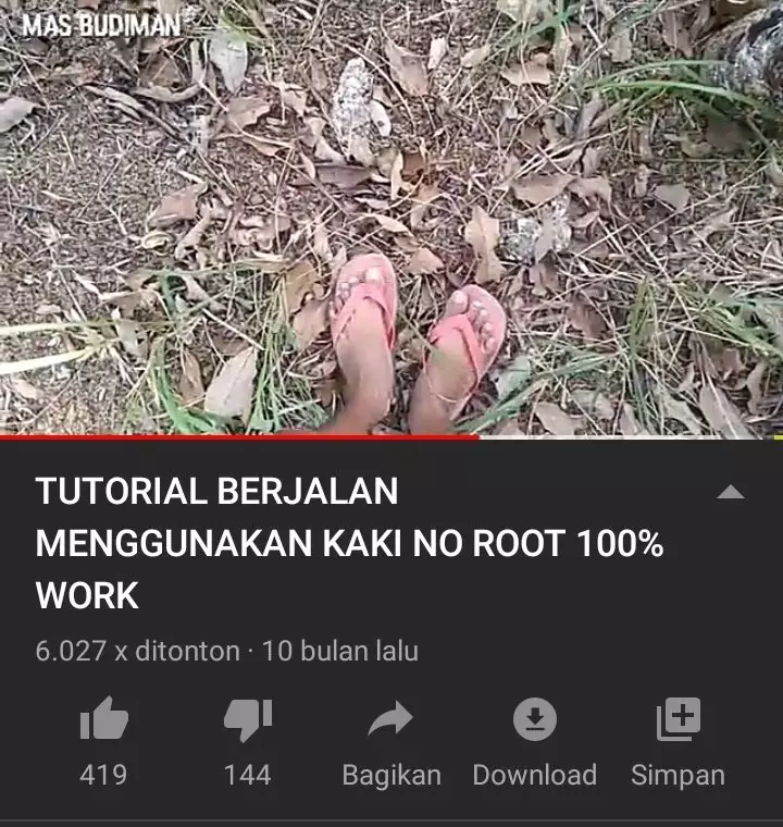 Tutorial unfaedah cowok di YouTube Twitter