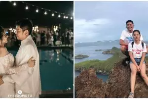 Hamil anak kedua, ini 8 momen manis Tiwi eks T2 bareng suami