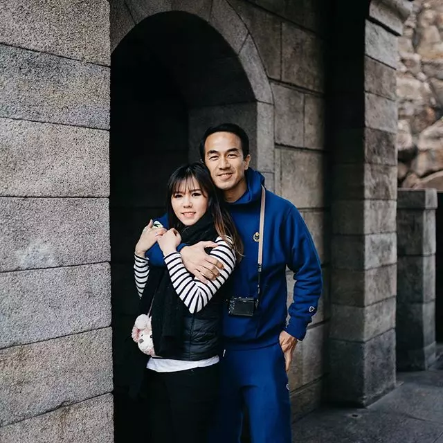 potret harmonis Joe Taslim dan istri © 2020 Instagram/julietaslim