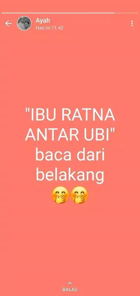 Status receh bapak di WA Twitter