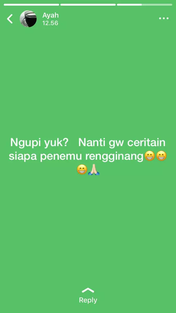 Status receh bapak di WA Twitter