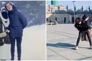 9 Potret kebersamaan Abidzar dan Umi Pipik, bak kakak-adik