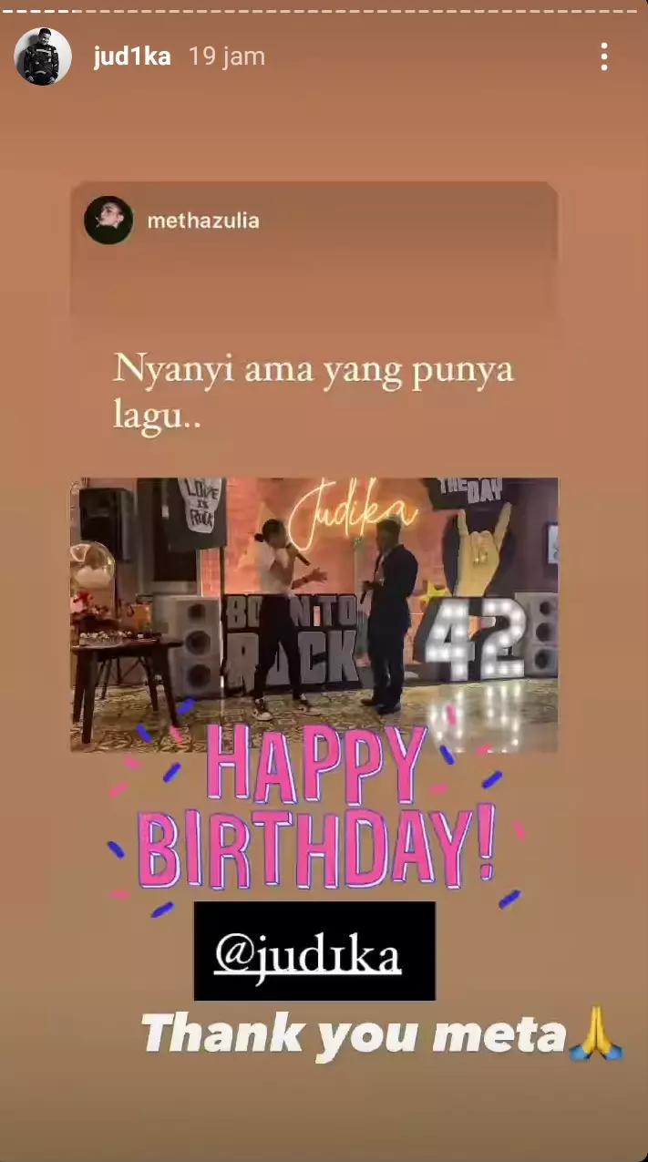 Ultah judika 42 © 2020 brilio.net