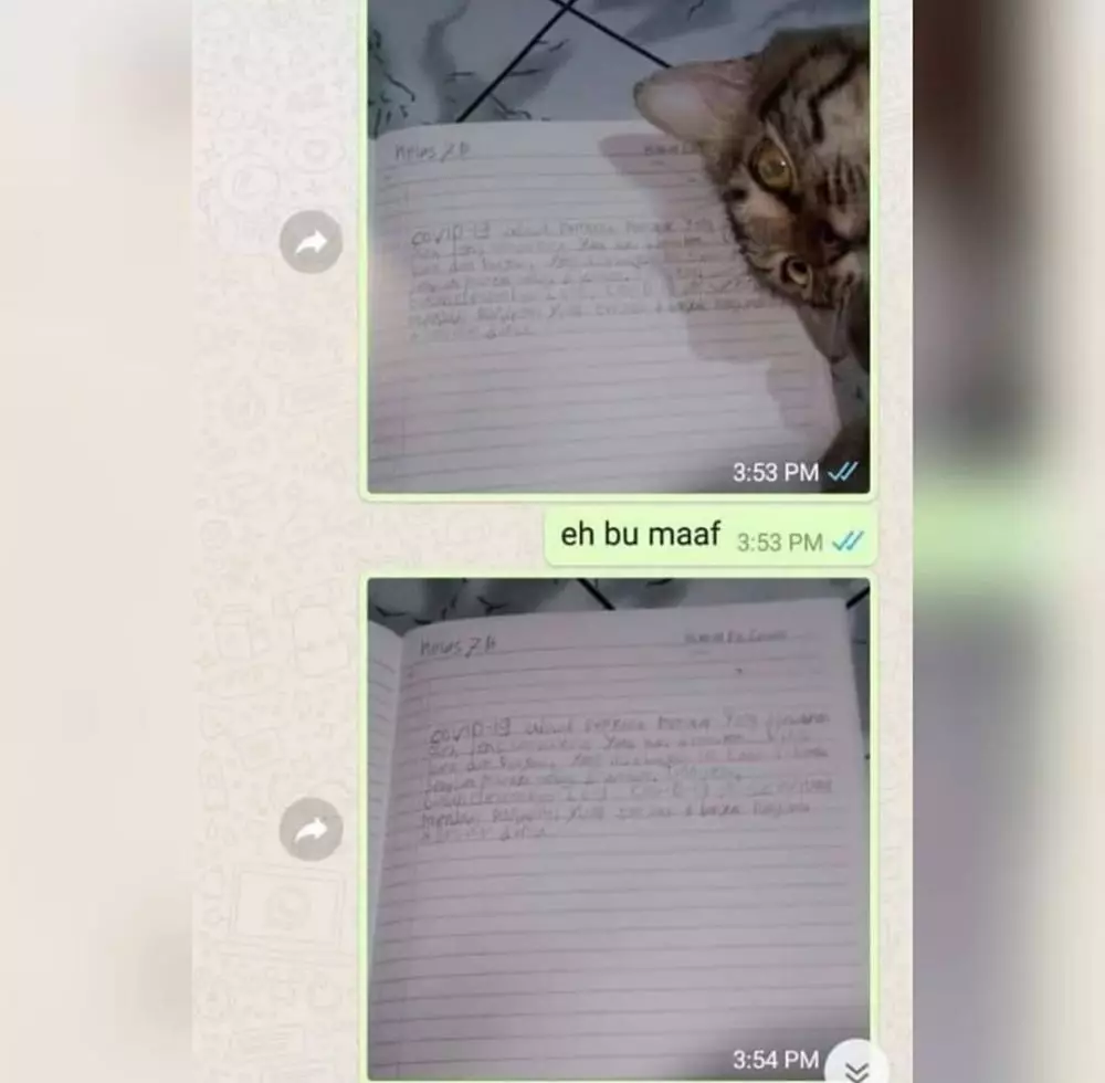 momen lucu gara-gara tugas sekolah © 2020 1cak.com