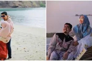 10 Momen liburan Ustaz Solmed & istri, bak pengantin baru