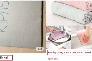 10 Nama barang dagangan di olshop ini bikin pembeli garuk kepala