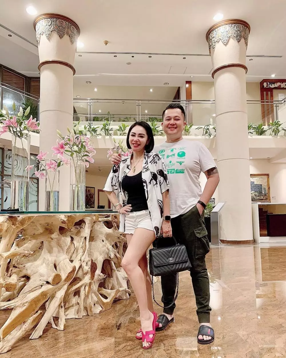 potret Femmy Permatasari & suami © 2020  Instagram/@femmypermatasari