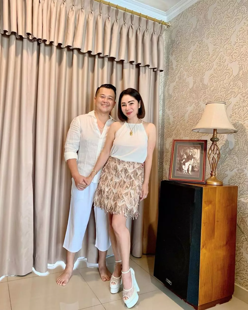 potret Femmy Permatasari & suami © 2020  Instagram/@femmypermatasari