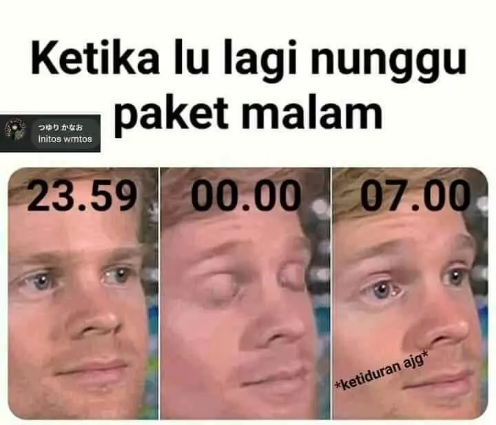 meme ketiduran berbagai sumber