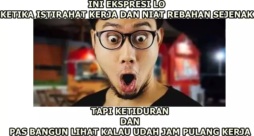 meme ketiduran berbagai sumber