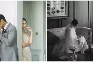 10 Momen bahagia Restu Sinaga dan Vicky Monica jelang pernikahan