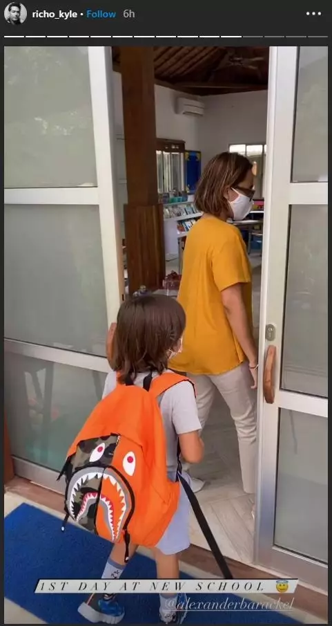 Jessica & Richard Kyle kompak antar El Barack © 2020 Instagram