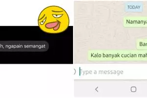 8 Chat motivasi dari teman ini nyelenehnya bikin tepuk jidat