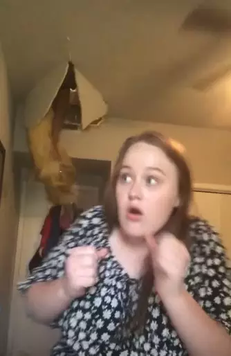 Video TikTok ibu nyaris jatuh TikTok/@lizjsm_