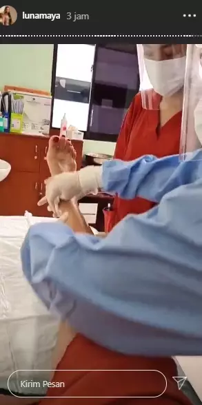potret kondisi Luna Maya © 2020 Instagram/@lunamaya