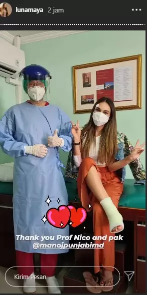 potret kondisi Luna Maya © 2020 Instagram/@lunamaya