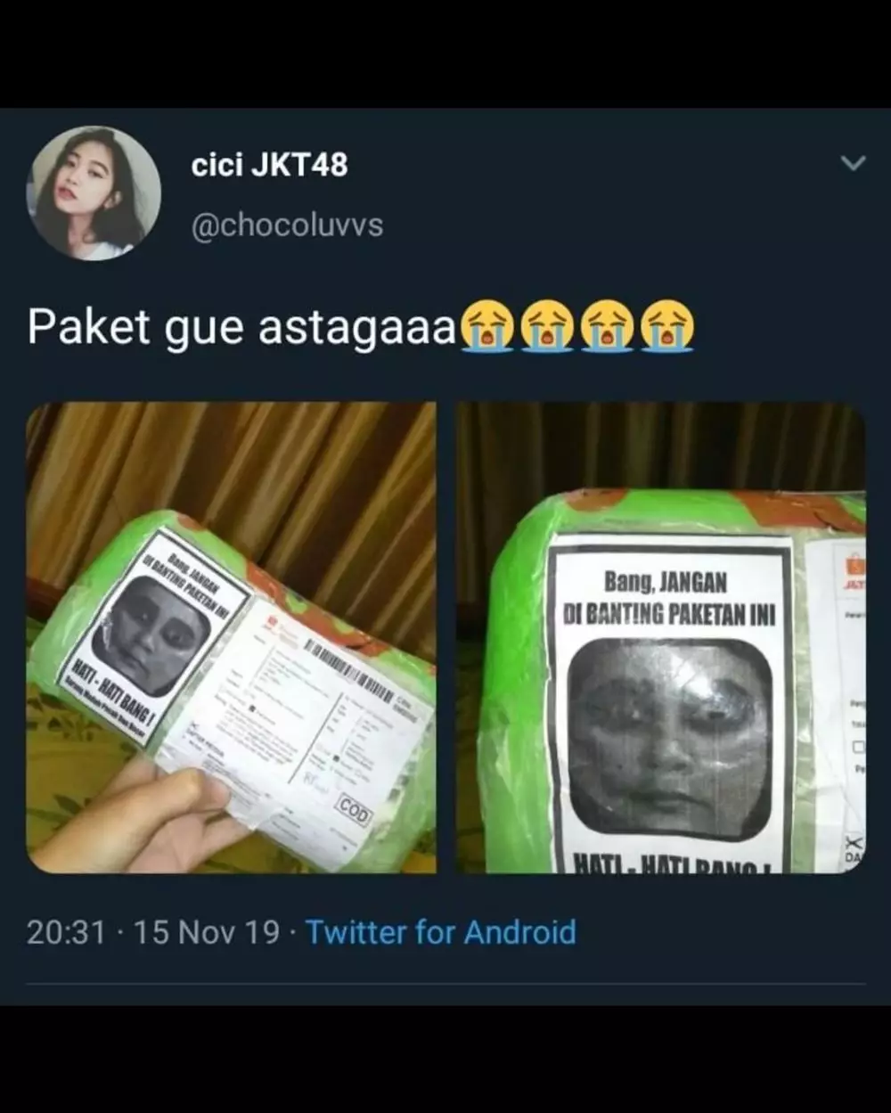 momen apes habis belanja © 2020 instagram.com momen apes habis belanja © 2020 instagram.com