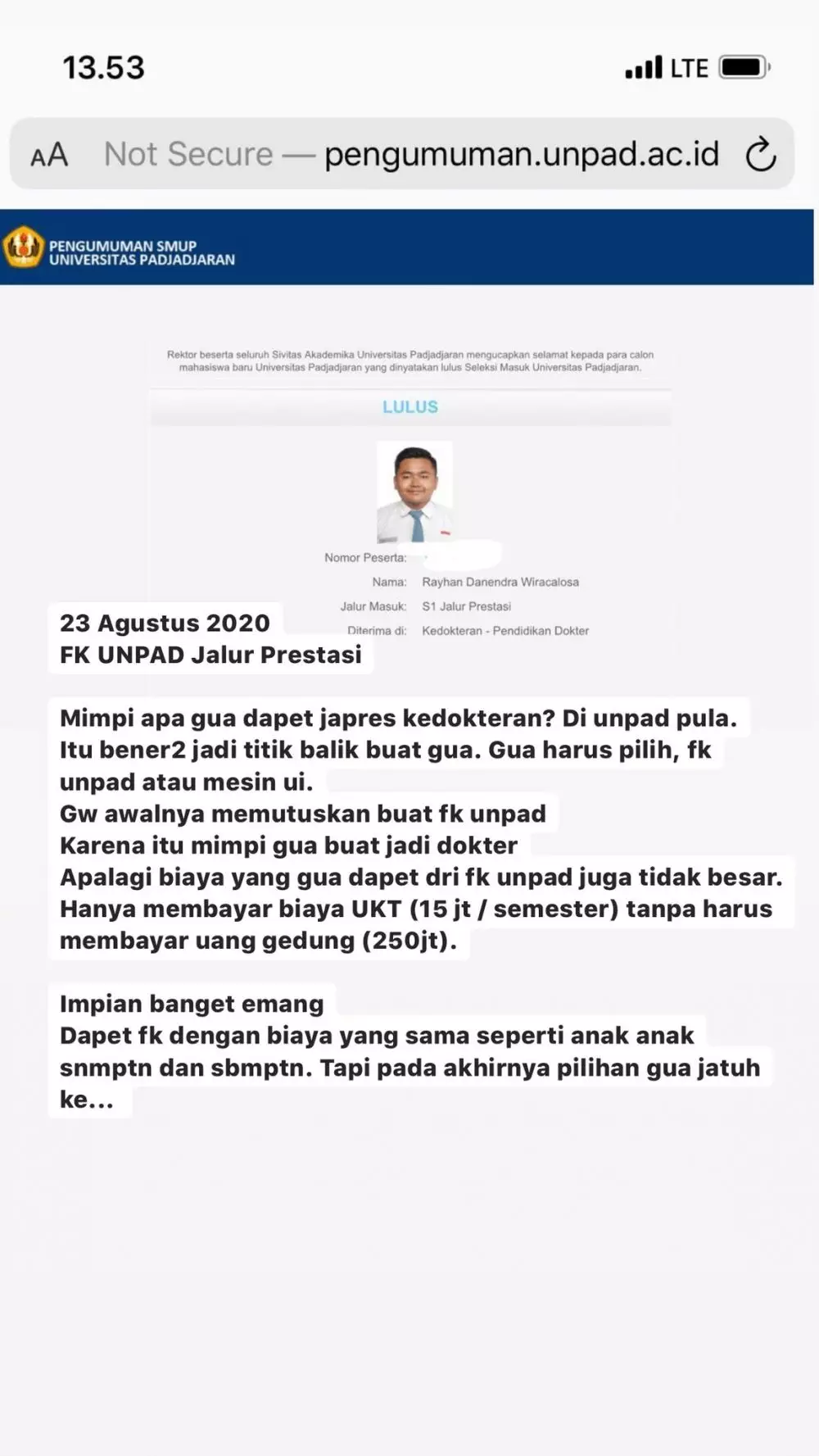 kisah inspiratif rayhan berbagai sumber