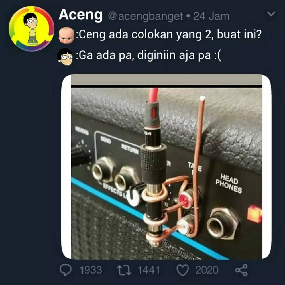 meme lucu benerin gadget © 2020 instagram.com