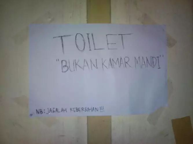peringatan di toilet kos berbagai sumber peringatan di toilet kos berbagai sumber