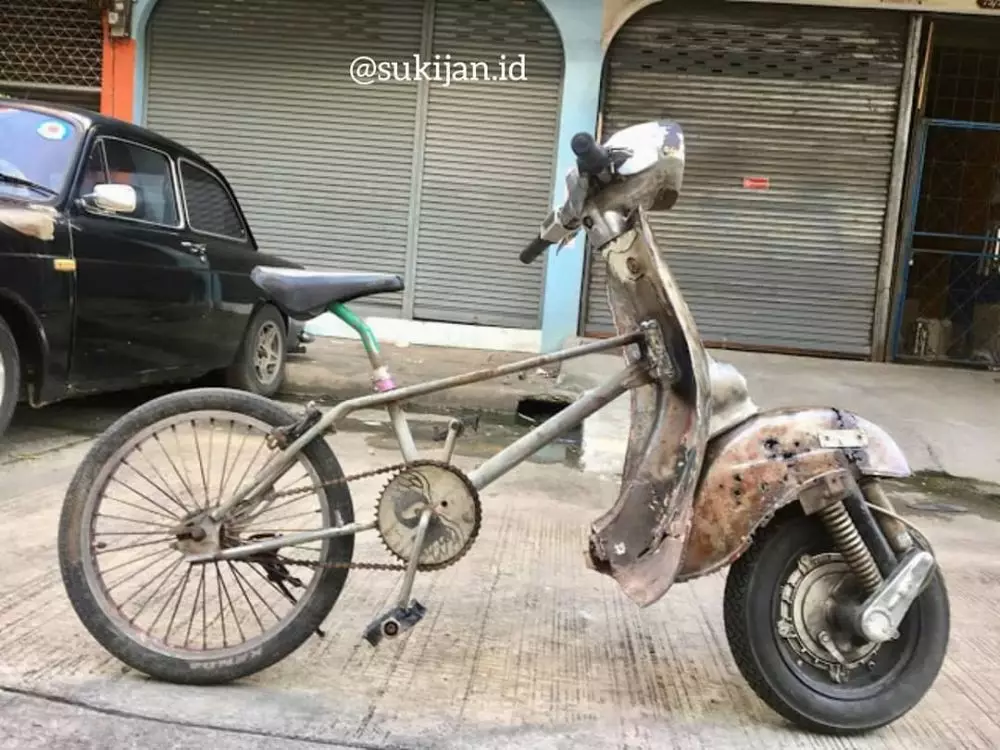 kreasi nyeleneh sepeda © 2020 instagram.com