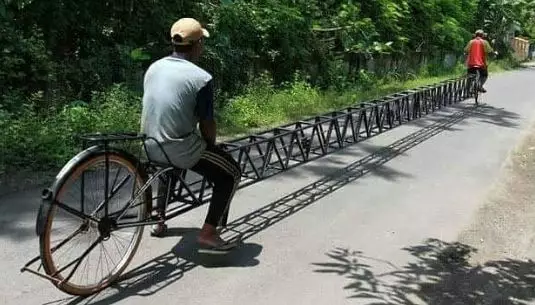 kreasi nyeleneh sepeda © 2020 instagram.com