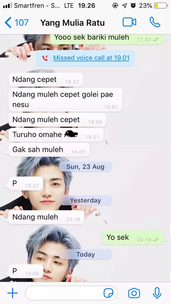 Chat emak suruh anaknya pulang Twitter