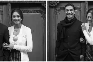 10 Momen lamaran Dimas Djay & Faradina Mufti, penuh kebahagiaan