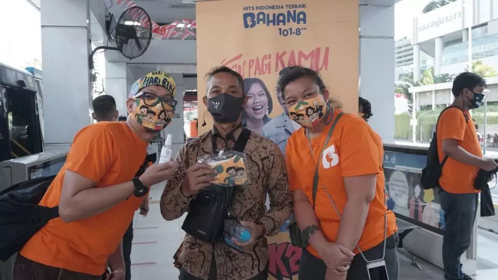 Aksi peduli bahana fm © 2020 brilio.net