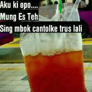 Meme minuman teh Berbagai sumber