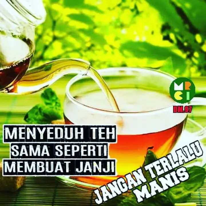Meme minuman teh Berbagai sumber