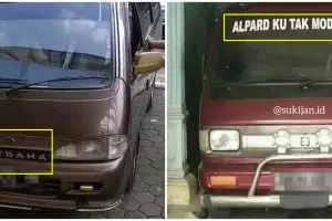 10 Tulisan di depan mobil ini absurdnya bikin lihat dua kali