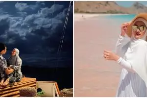 10 Potret Dinda Hauw & Rey Mbayang liburan ke Labuan Bajo, sweet abis