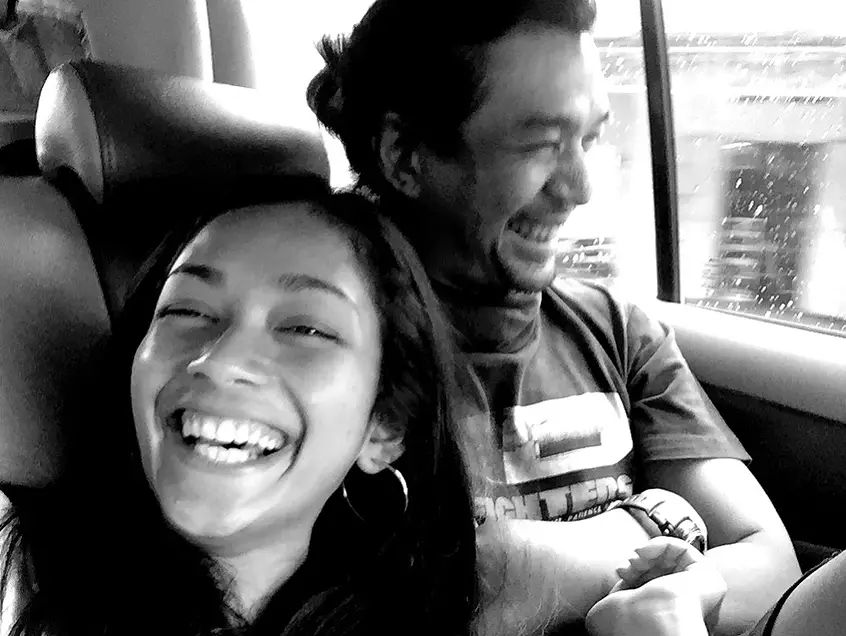 Potret bersama Dimas Djay dan Faradina Instagram