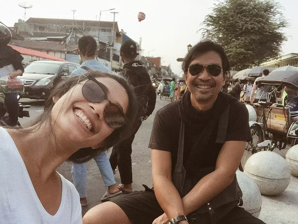 Potret bersama Dimas Djay dan Faradina Instagram