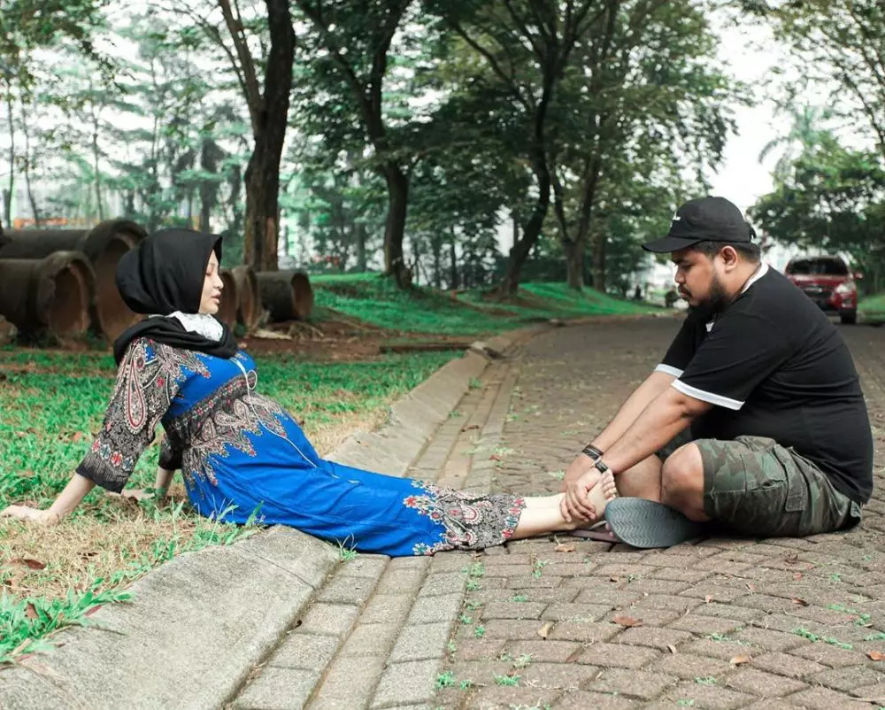 potret komika dan istri Instagram