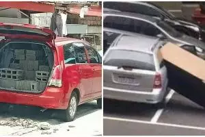 10 Momen lucu orang angkut barang ini bikin pengen tepuk jidat