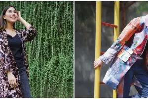 10 Potret terbaru Syahnaz Sadiqah, tampil langsing usai melahirkan