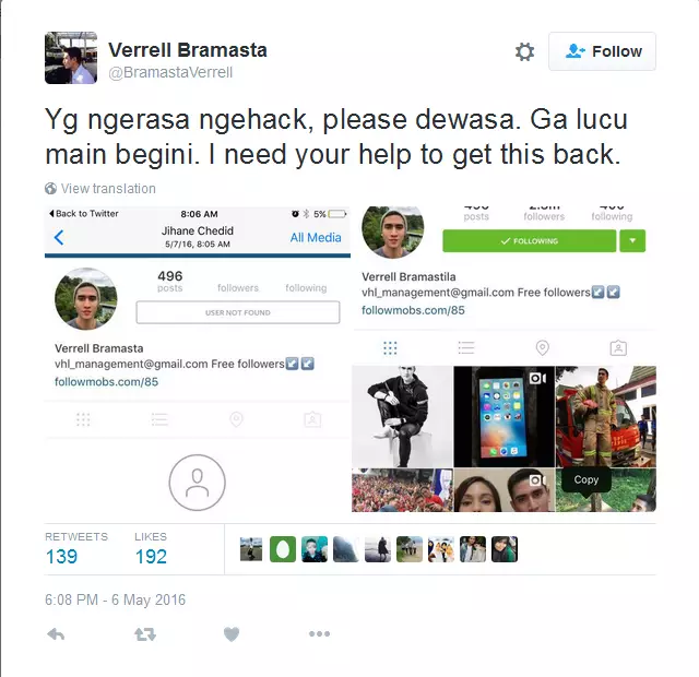 seleb yang akun instagramnya hilang Berbagai Sumber