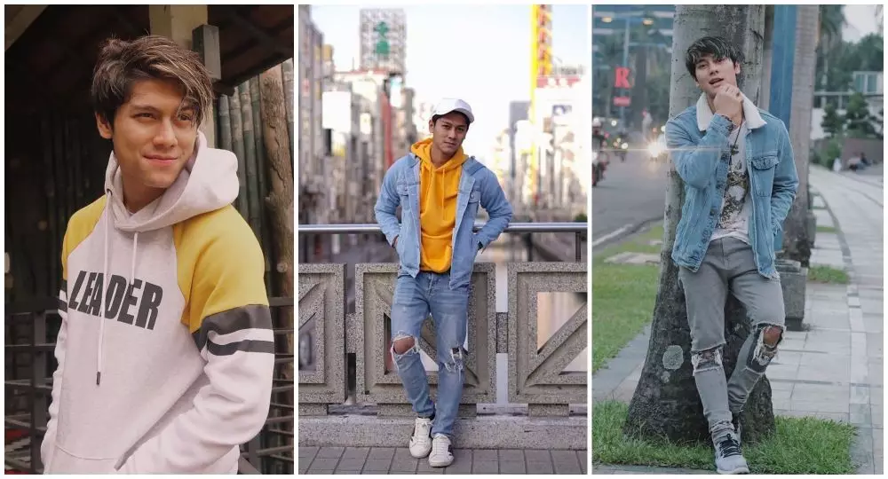 Beda gaya seleb Rizky  berbagai sumber