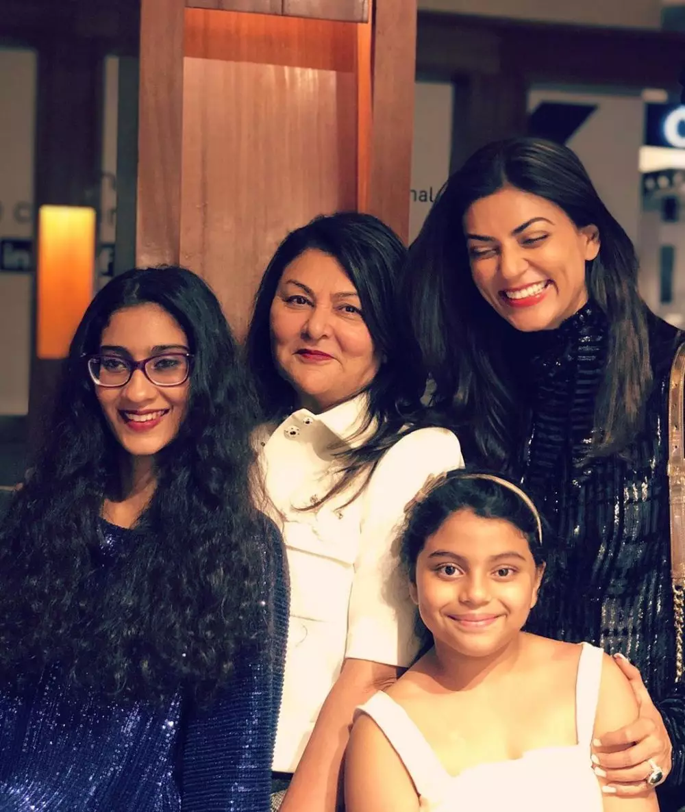 sushmita sen dan putrinya Instagram