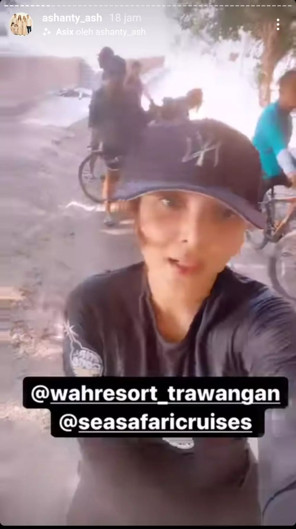 liburan Anang Gili instagram