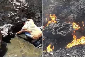 4 Fakta viralnya penemuan air kali mengandung minyak di Sumba Tengah