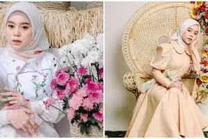 10 Gaya Lesty Kejora pemotretan tema bunga-bunga, bikin gagal fokus