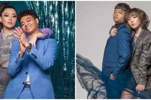 9 Gaya prewedding Reza Arap dan Wendy Walters, elegan