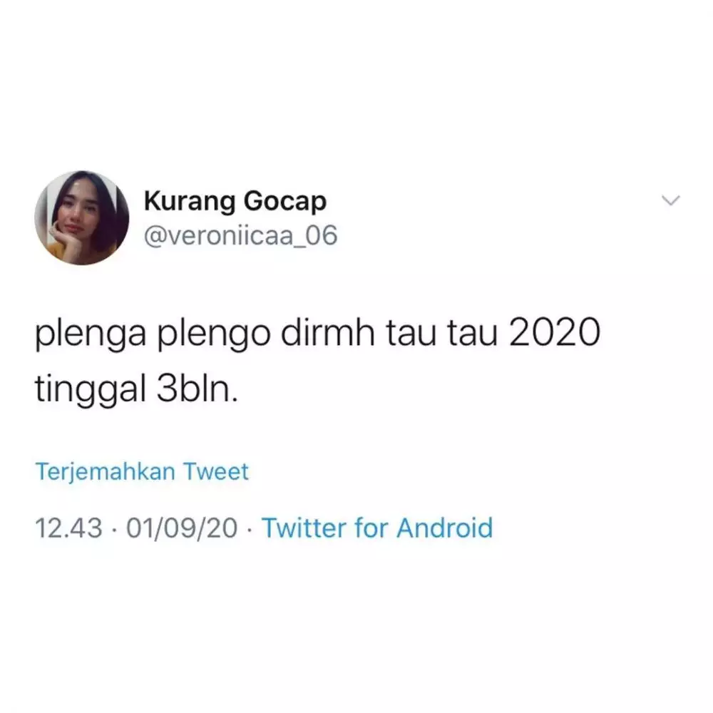 cuitan absurd tentang 2020 Twitter