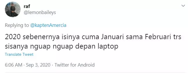 cuitan absurd tentang 2020 Twitter
